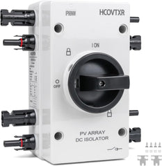 Công tắc ngắt tấm pin năng lượng mặt trời HCOVTXR 32A 1000VDC – 4 cực, vỏ chống nước IP66