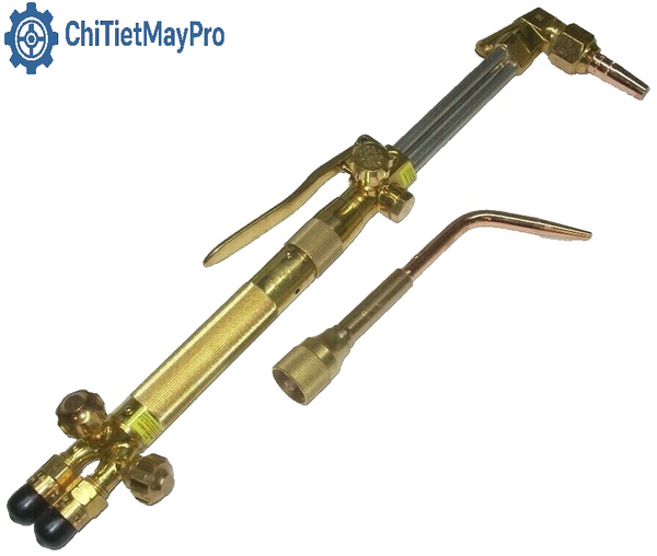 Bộ mỏ hàn – cắt oxy–axetylen Harris Ironworker kèm bộ trộn khí và đầu hàn/cắt