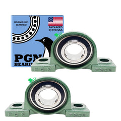 PGN UCP208-24  Bộ 2 gối đỡ bạc đạn – Bạc đạn thép chrome, lỗ 1 1/2", tự lựa