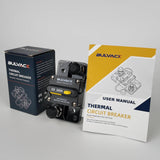 Bộ ngắt mạch DC Hi-Amp BULVACK E9 – Chân nối 3/8", 200A–300A, Reset thủ công