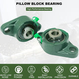 SACKORANGE Bộ 2 bạc đạn gối đỡ UCFL201-8 – Gối đỡ mặt bích – Bạc đạn thép, lỗ 1/2", tự lựa