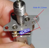 Động cơ hộp số mini Micro N20 DC 3V–6V, sử dụng truyền động trục vít – bánh vít bằng kim loại, tốc độ đầu ra 62 vòng/phút, phù hợp cho các ứng dụng cơ khí chính xác và mô hình kỹ thuật.