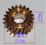 Động cơ hộp số mini Micro N20 DC 3V–6V, sử dụng truyền động trục vít – bánh vít bằng kim loại, tốc độ đầu ra 62 vòng/phút, phù hợp cho các ứng dụng cơ khí chính xác và mô hình kỹ thuật.