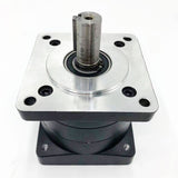 Hộp số hành tinh tỷ số truyền 10:1 cho động cơ NEMA 34 – Trục vào 1/2" (12.7 mm), trục ra 16 mm – Ứng dụng cho máy CNC, máy cưa vòng.