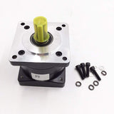 Hộp số hành tinh tỷ số truyền 10:1 cho động cơ NEMA 34 – Trục vào 1/2" (12.7 mm), trục ra 16 mm – Ứng dụng cho máy CNC, máy cưa vòng.